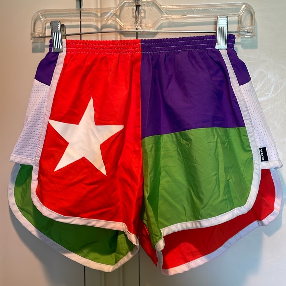 BOA tri-color flag lined wind shorts